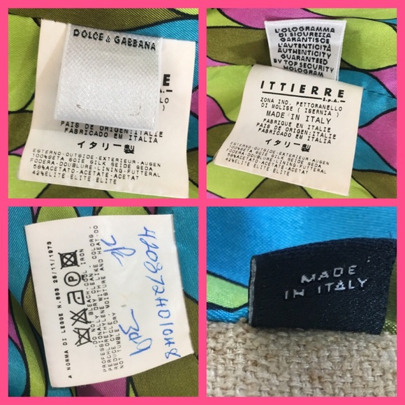 Vintage D&G Dolce & Gabbana Tan Linen blazer 32 10 - Picture 7 of 7